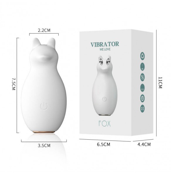 LILO - Cute Funny Fox Vibrating Egg (Chargeable - White) LILO - Cute Funny Fox Vibrating Egg (Chargeable - White)